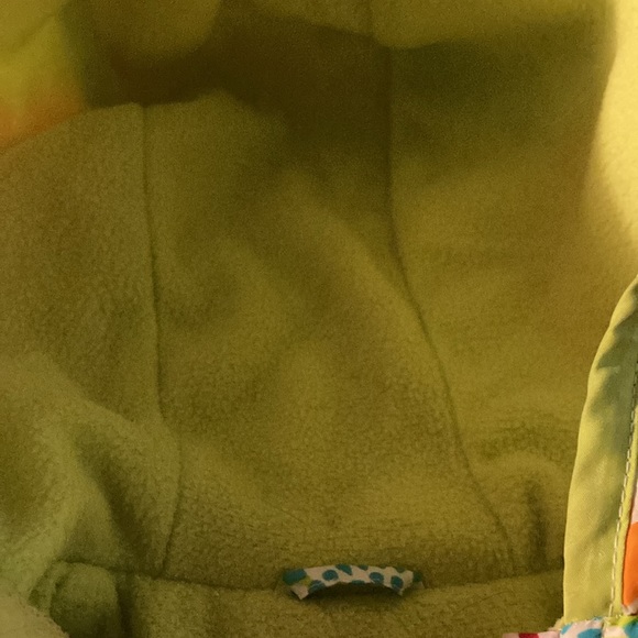 Toddler rain jacket-Carters. fun, bright fleece lined, hooded. . - Picture 12 of 12